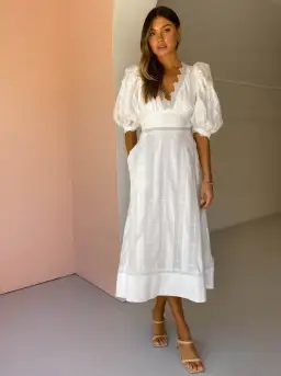 Acler Grampian Dress White Size 10 for rent on The Volte - image 8