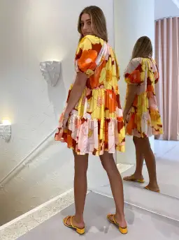 Steele Helio Dress Print Size XS  for rent on The Volte - image 3