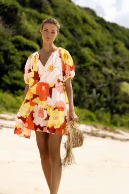 Steele Helio Dress Print Size XS  for rent on The Volte - image 1