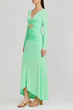Significant Other Neave Dress | Apple Green | Size 6 for rent on The Volte - image 3