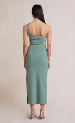 Bec and Bridge Ivy Crop and Skirt Set Green Size 8