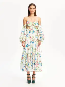 Alice McCall Rolling Meadows Midi Dress Bluebell Print Size 8 for rent on The Volte - image 4