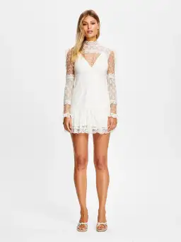 Alice McCall Moon Sister Mini Dress Cream Size 12 for rent on The Volte - image 1