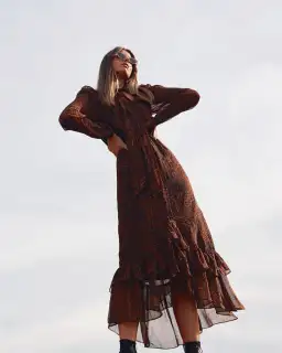 Sheike Wild Things Dress Print Size 8