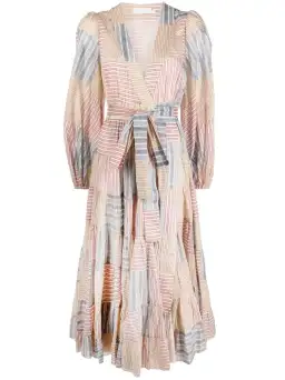 Zimmermann Andie Wrap Midi Dress Print Size 8 for rent on The Volte - image 4