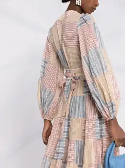 Zimmermann Andie Wrap Midi Dress Print Size 8 for rent on The Volte - image 3