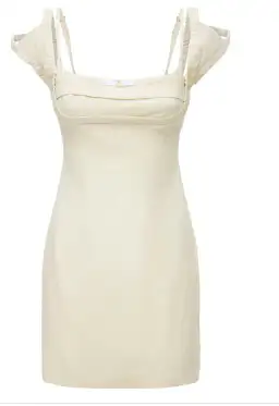 Jacquemus La Robe Kibo Dress Off White Size 36 for rent on The Volte - image 4