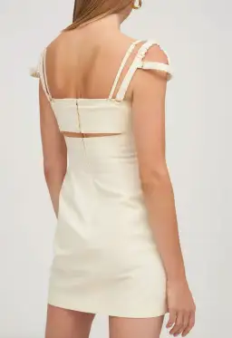 Jacquemus La Robe Kibo Dress Off White Size 36 for rent on The Volte - image 2