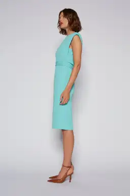 Scanlan Stretch Reptile Dress Mint Size 8  for rent on The Volte - image 3
