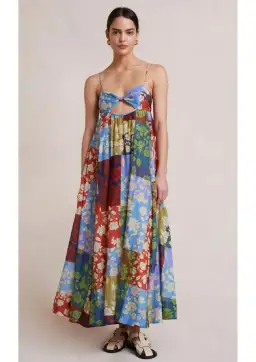 Bec & Bridge Woodstock Maxi Dress Floral Print Size 10