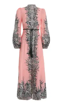 Zimmermann Moonshine Billow Long Dress Pink Size 1 for rent on The Volte - image 3
