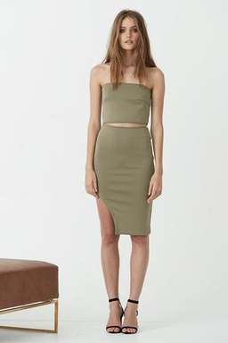 Maurie and Eve strapless midi dress - size 6