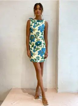 Sir the Label Alexandre Cut Out Mini Dress Marguerite Floral Print Size 0  for rent on The Volte - image 5