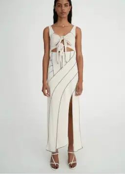 Hansen & Gretel Kehlani Dress in Sand Size 10 