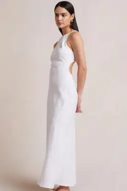 Bec & Bridge Sabella Maxi Dress Ivory Size 10  for rent on The Volte - image 3