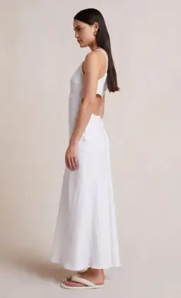 Bec & Bridge Sabella Maxi Dress Ivory Size 10  for rent on The Volte - image 2