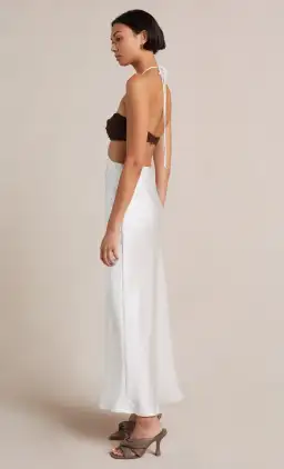 Bec & Bridge Nadia Cut Out Dress Ivory/Chocolate Size 10  for rent on The Volte - image 3