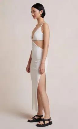 Bec & Bridge Selene V Maxi Dress Ivory Size 10 for rent on The Volte - image 2