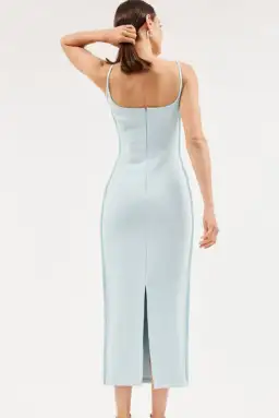 Paris Georgia Heart Dress Mineral Blue Size 6 for rent on The Volte - image 3