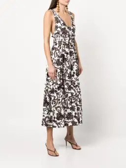 Shona Joy Dahlia Tiered Midi Dress Print Size 8 for rent on The Volte - image 2