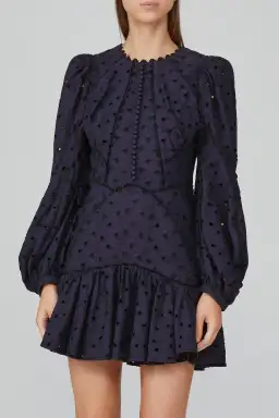 Acler Walker Dress Navy Size 8 for rent on The Volte - image 2
