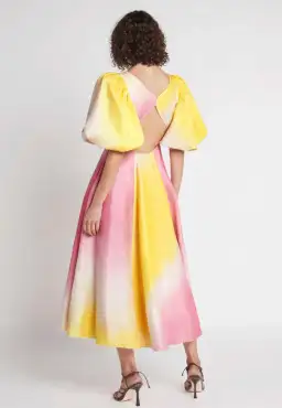 Aje Cloud Burst Midi Dress Multi Size 10 for rent on The Volte - image 2