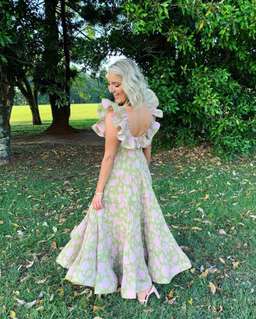 Zimmermann The Lovestruck Pleated Dress Green Size 8