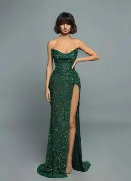 Fjolla Nila Doriné Dress Green Size M 