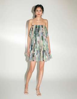 Aje Paperback Sunray Mini Dress Print Size 8 for rent on The Volte - image 1