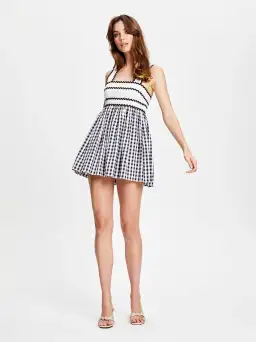 Alice McCall Wild Angels Mini Dress Black Print Size 12 for rent on The Volte - image 5