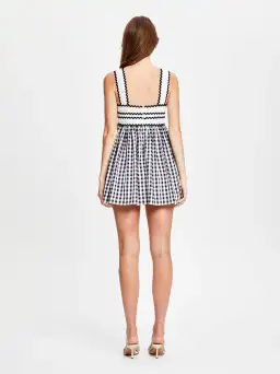 Alice McCall Wild Angels Mini Dress Black Print Size 12 for rent on The Volte - image 2