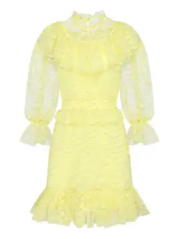 Alice McCall Love My Way Mini Dress Lemon Yellow Size 6 for rent on The Volte - image 6