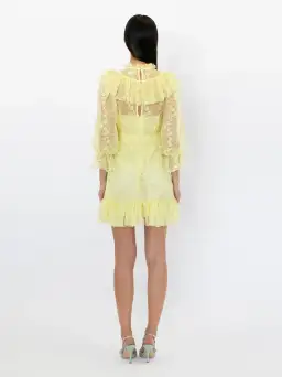 Alice McCall Love My Way Mini Dress Lemon Yellow Size 6 for rent on The Volte - image 2