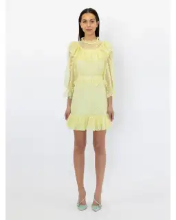 Alice McCall Love My Way Mini Dress Lemon Yellow Size 6 for rent on The Volte - image 4