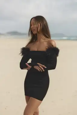 Johansen December Dress Black Size XS for rent on The Volte - image 3