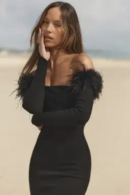 Johansen December Dress Black Size XS for rent on The Volte - image 4