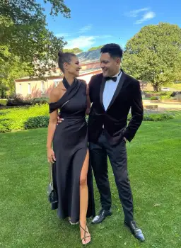 Misha x Revolve Mirabella Gown Black Size 8 for rent on The Volte - image 4