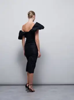 Rachel Gilbert Frey Dress Black Size 3 / AU 12 for rent on The Volte - image 3