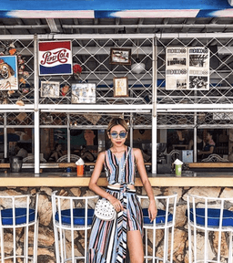 Steele Harlequin Stripe set for rent on The Volte - image 2