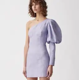 Joslin Cecil Linen Dress in Lavender Size 6