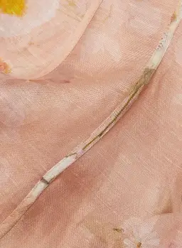 Zimmermann Dancer Puff Sleeve Mini in Blush Garden Floral Print Size 1 / Au 10 for rent on The Volte - image 5