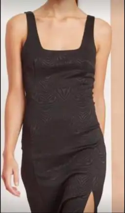 Bec & Bridge Ze'bre Midi Dress Black Size AU 6 for rent on The Volte - image 3