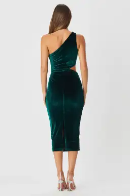Bianca and Bridgett Riya Emerald Midi Dress Green Size 10