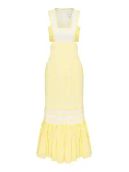 Alice McCall Mango Wild Angels Midi Dress Yellow Print Size 12 for rent on The Volte - image 5