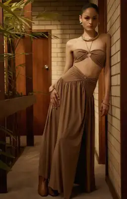 Bec and Bridge Vixen Bandeau Set Sepia Brown Size 12 for rent on The Volte - image 4