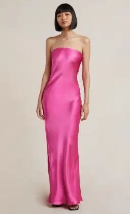 Bec & Bridge Moondance Midi Dress Deep Pink Size 8 for rent on The Volte - image 5