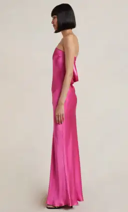 Bec & Bridge Moondance Midi Dress Deep Pink Size 8 for rent on The Volte - image 2