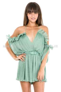 The first sight green moss playsuit  for rent on The Volte - image 1