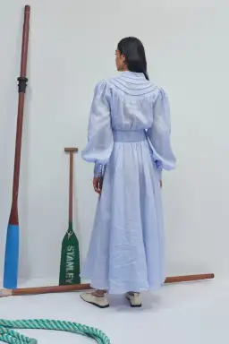 Alemais Felicia Midi Dress Purple Size 12 for rent on The Volte - image 3