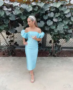 Mossman Siren Dress Blue Size 6 for rent on The Volte - image 3